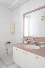 Interior photo of a bathroom 