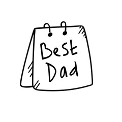 Doodle Father's day Icons
