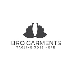 Erotic Hot Breast Bra Logo, Bikini Logo Design, Women Undergarment Brand Logo, 