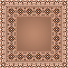 Vector abstract decorative ethnic ornamental illustration