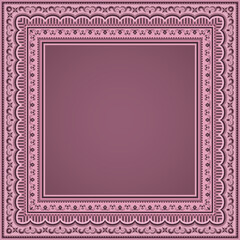 Vector abstract decorative ethnic ornamental illustration