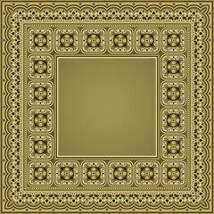 Vector abstract decorative ethnic ornamental illustration