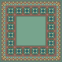 Obraz premium Vector abstract decorative ethnic ornamental illustration