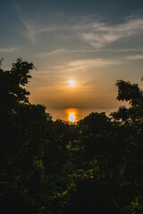 谷上山第2展望台からの夕景 愛媛県伊予市