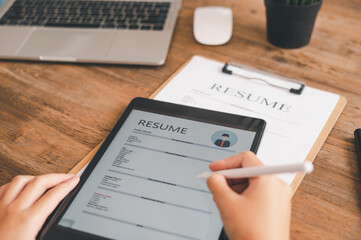 Individuals or recent grads looking for work and filling out a job application should first evaluate the application before applying for a position.