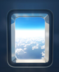 view from airplane window