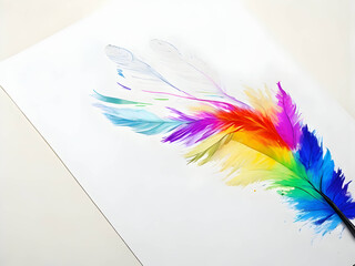 Explore the art of painting with feathers on Adobe Stock. Discover exquisite images capturing the beauty and creativity of this unique technique.