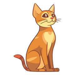 Obraz premium Pawsitively Adorable: Meet the Cute Abyssinian Cat