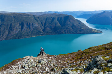 Wanderung auf den Molden - Lustrafjord Norwegen 11