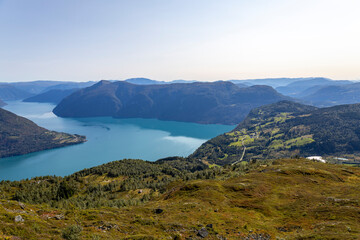 Wanderung auf den Molden - Lustrafjord Norwegen 3