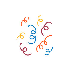 Set of abstract geometric shapes. Childish colorful hand drawn vector illustration design isolated on white background