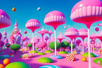 candy land illustration