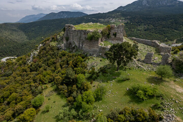 Old castle; Yogurtcu Castle, Manisa - Turkey