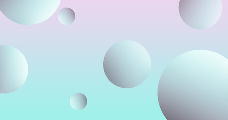 color gradation aesthetic bubble background