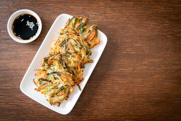 Pajeon or Korean pancake or Korean pizza