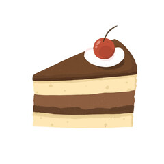 chocolate cake cartoon