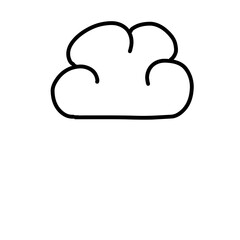 cloud icon transparent background,cloud Vector illustration on a transparent background. Premium quality symmbols.