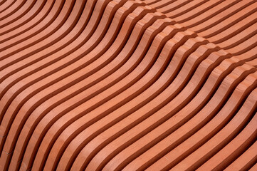 red roof tiles
