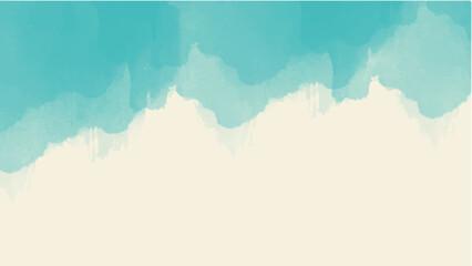 Abstract blue watercolor background.Hand painted watercolor. vector