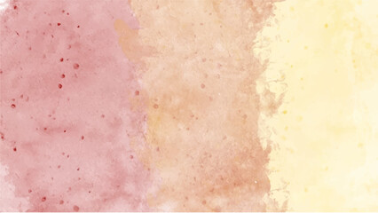 Colorful vector watercolor backgrounds for poster, brochure or flyer, Bundle of watercolor posters, flyers or cards. Banner template.