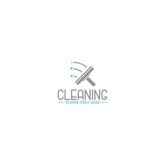 Cleaning logo template logo isolated on white background