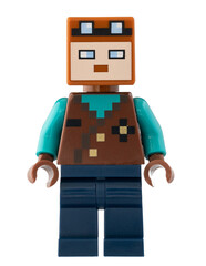 Obraz premium Dortmund - Deutschland 4. Juli 2023 Lego Minifigure Minecraft Bergarbeiter