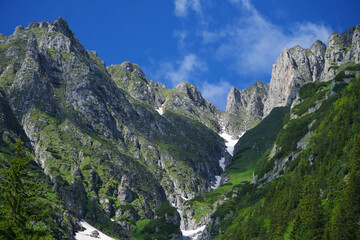 Fototapeta na wymiar Bucsoiu Valley, Bucegi Mountains, Romania