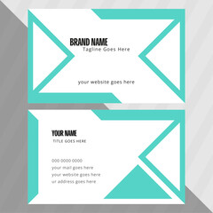 Naklejka premium simple business card design
