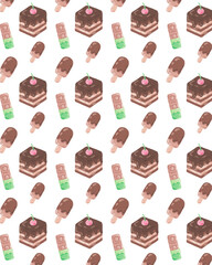chocolate background pattern