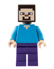 Fototapeta premium Dortmund - Deutschland 4. Juli 2023 Lego Minifigure Minecraft Steve