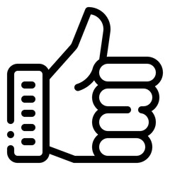 Likes Icon. Digital marketing concept. Outline icon