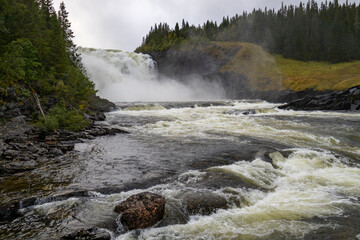 Tännforsen Wasserfall - Schweden 7