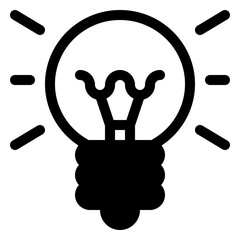 Idea Icon. Digital marketing concept. Outline icon