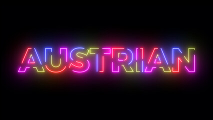 Australian text. Laser vintage effect. Retrò style.