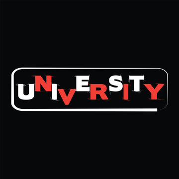 best happy university t shirt design vector