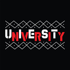 best happy university t shirt design vector
