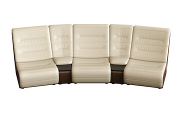 sofa isolate on a transparent background, interior furniture, 3D illustration, cg render
