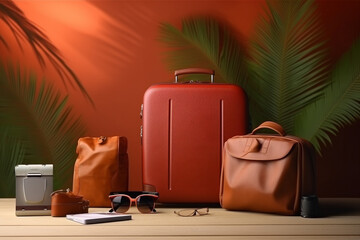 travel goods, suitcase