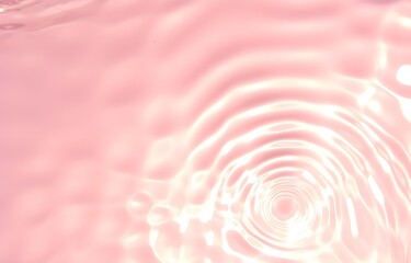 Plush pink water waves, top view, sophisticated texture backdrop perfect for product showcasing, dynamic, detailed, high-end display, Generative AI, Generative, KI