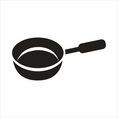 frying pan icon simple design art eps 10