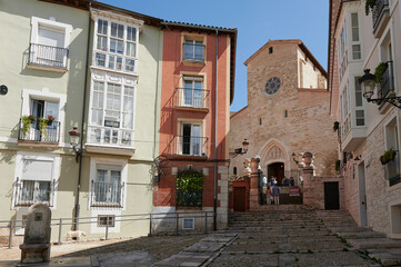 Fototapeta na wymiar Exterior view of the Church of San Gil, Burgos, Spain