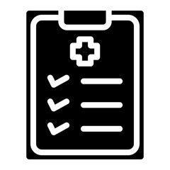 Fototapeta premium medical checkup icon 