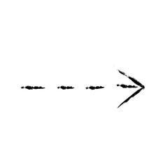 Arrow png, paint brush strokes arrow Illustration 