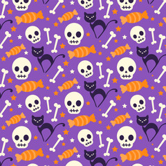Halloween Pattern Background