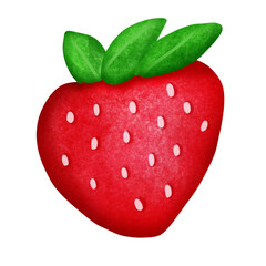 strawberry on white background - 619858847