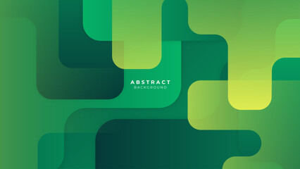 Green and yellow abstract banner background. vector illustration