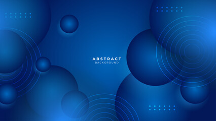 Vector gradient dynamic blue lines background