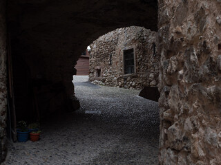 l'antico borgo di Canale di Tenno, in provincia di Trento