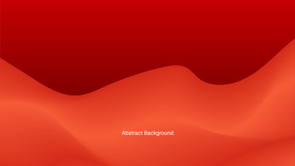 Red Wave Lines Pattern Abstract Background. Modern Banner. Wallpaper. Vector Illustration