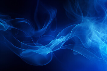 Blue smoke pattern background